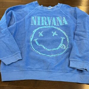 Daydreamer blue Nirvana Fleece Sweatshirt